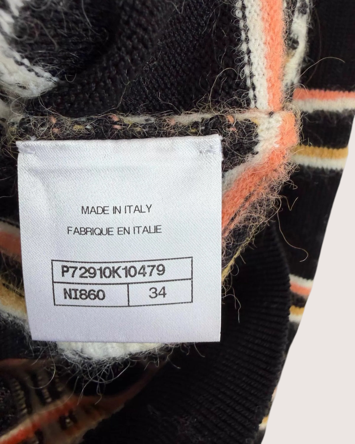 Chanel 22A Plaid Sweater