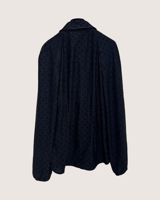 Chanel 24B CC Logo Polkadot Shirt