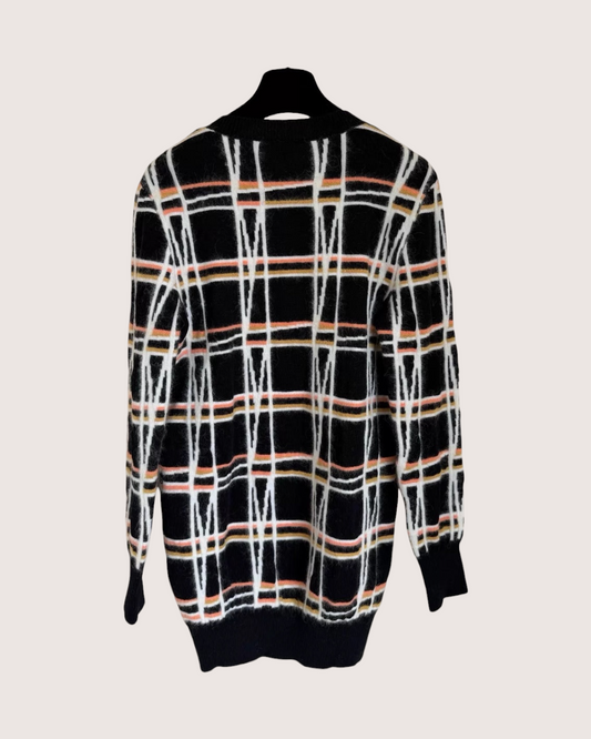 Chanel 22A Plaid Sweater - view 2