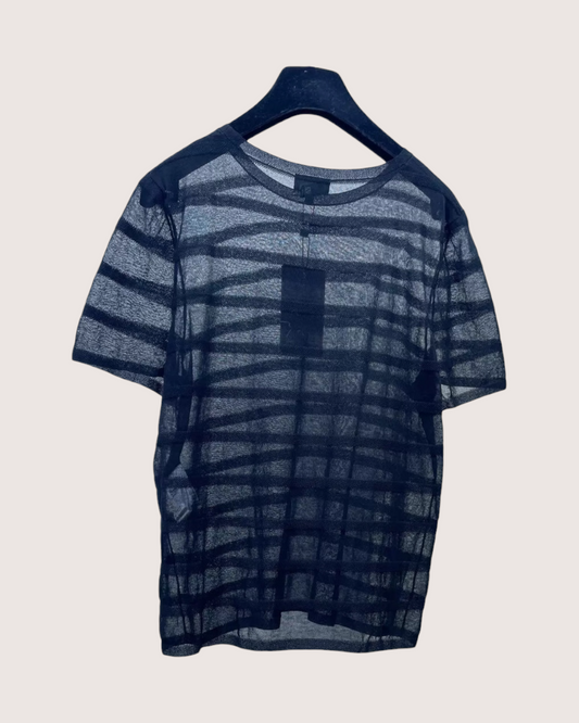 Chanel 24S Sheer Short-Sleeve T-Shirt