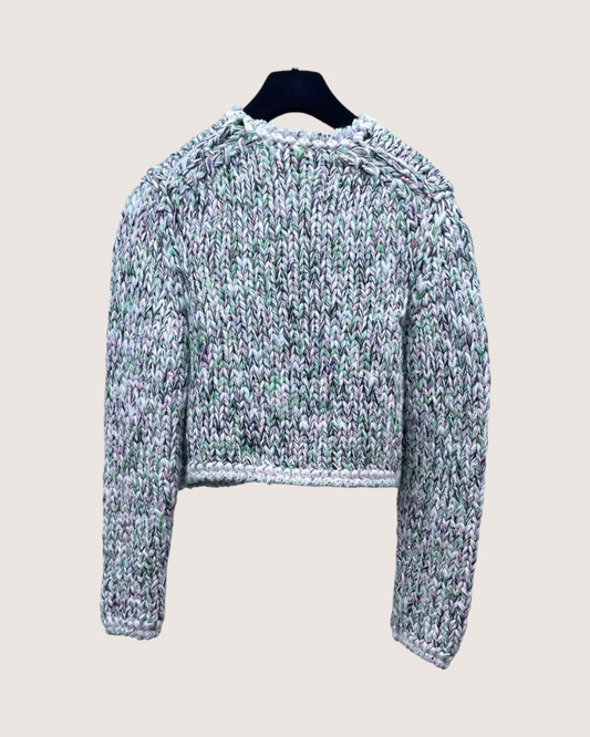 Chanel 25B Sequin Tweed Jacket