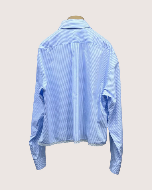 Miu Miu SS23 Striped Cotton Shirt - view 2