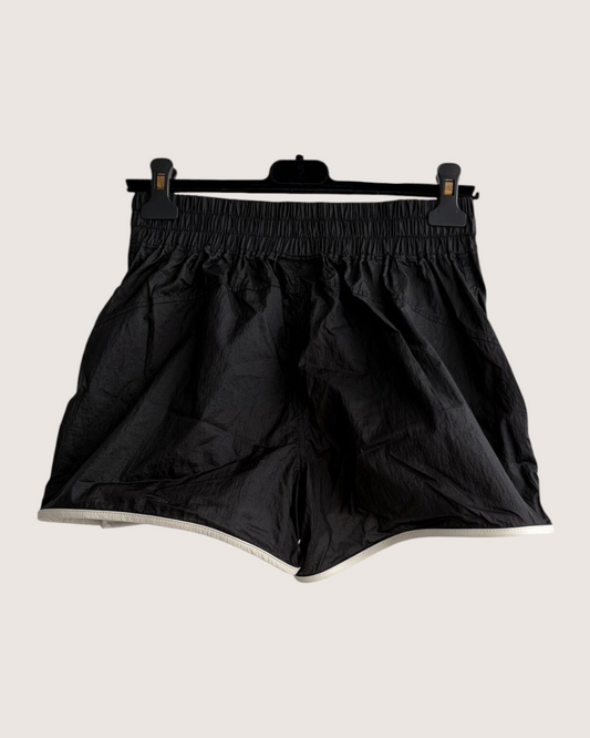 Chanel 26M Coco Beach Nylon Shorts Black, White FR 36