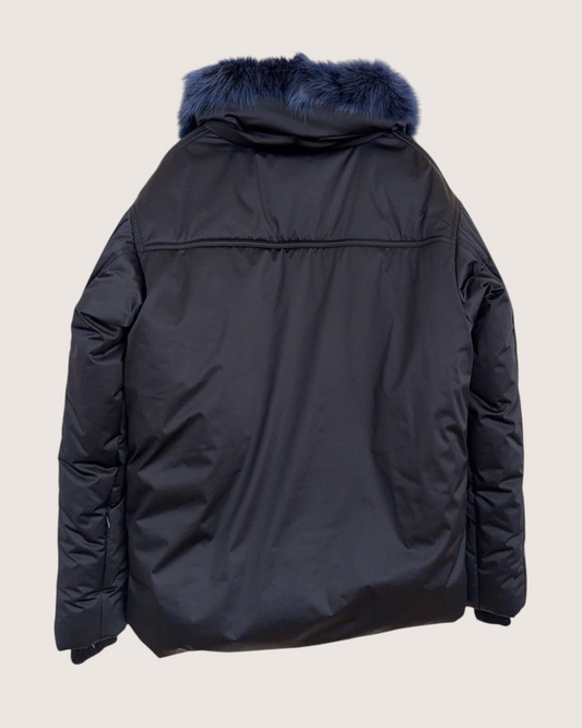 Chanel 23N Coco Neige Four-Pocket Zip-Up Puffer Jacket Black, Blue FR 36
