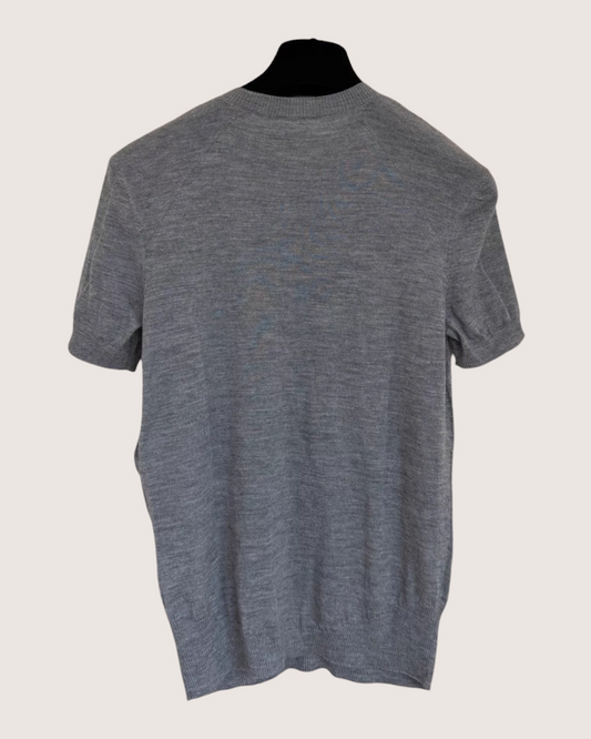Chanel 26P Cashmere T-Shirt Grey FR 34 - view 2