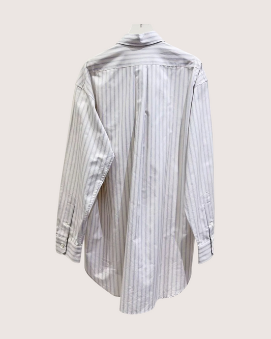 Miu Miu Striped Shirt White, Grey FR 36