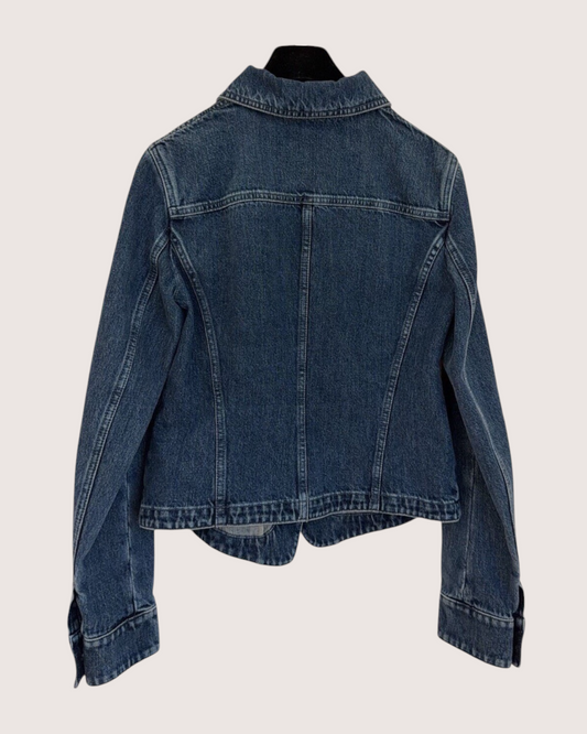 Chanel 26S Denim Jacket Blue FR 38