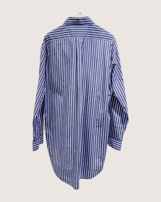 Miu Miu Striped Shirt Navy, White FR 36