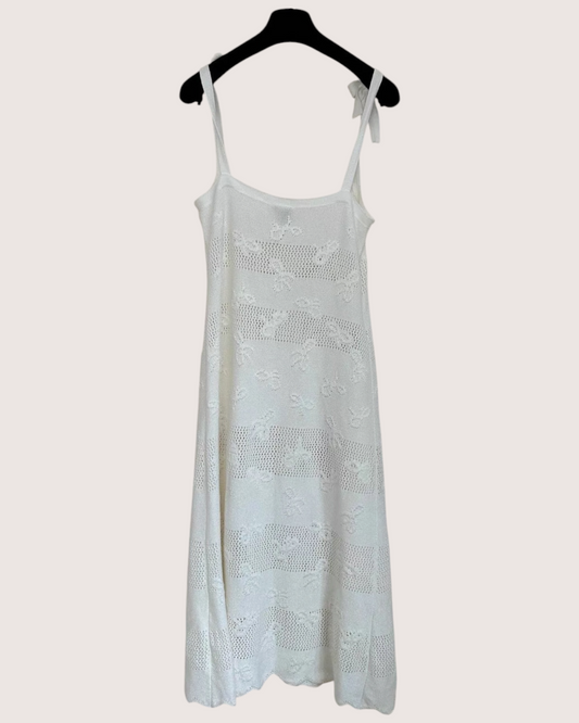 Chanel 24P Mid-Length Dress White FR 36 - view 2