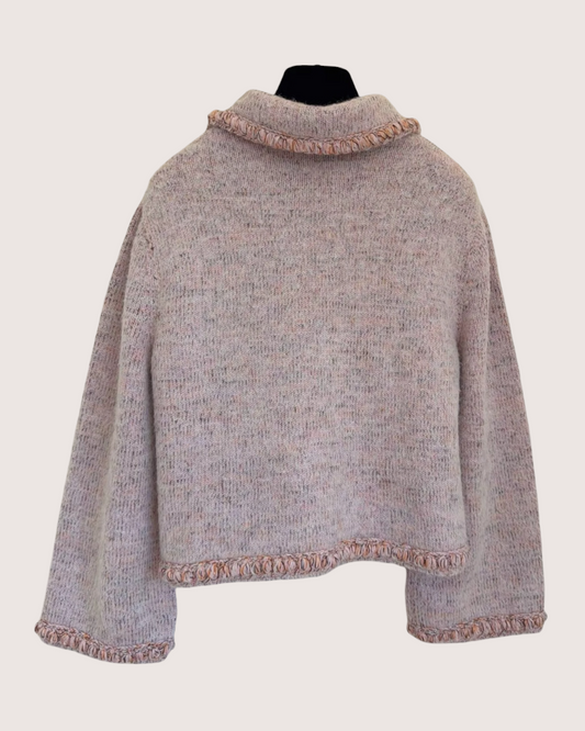 Chanel 25B Cashmere Cardigan FR 36