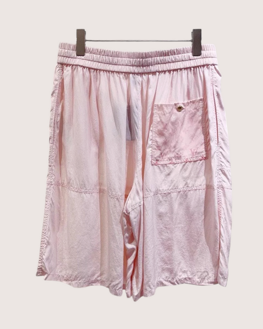 Louis Vuitton Monogram Cargo Shorts Pink FR 42