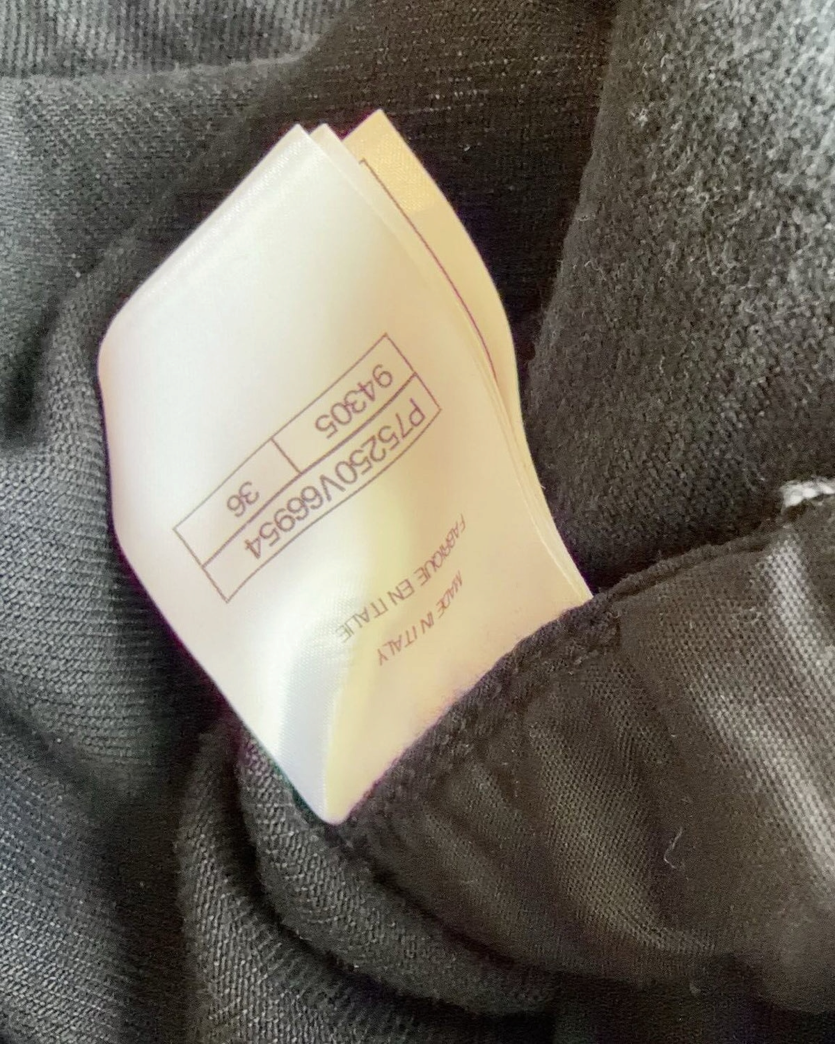 Chanel 23A Camellia Logo Flare Denim Jeans Black, Grey FR 36