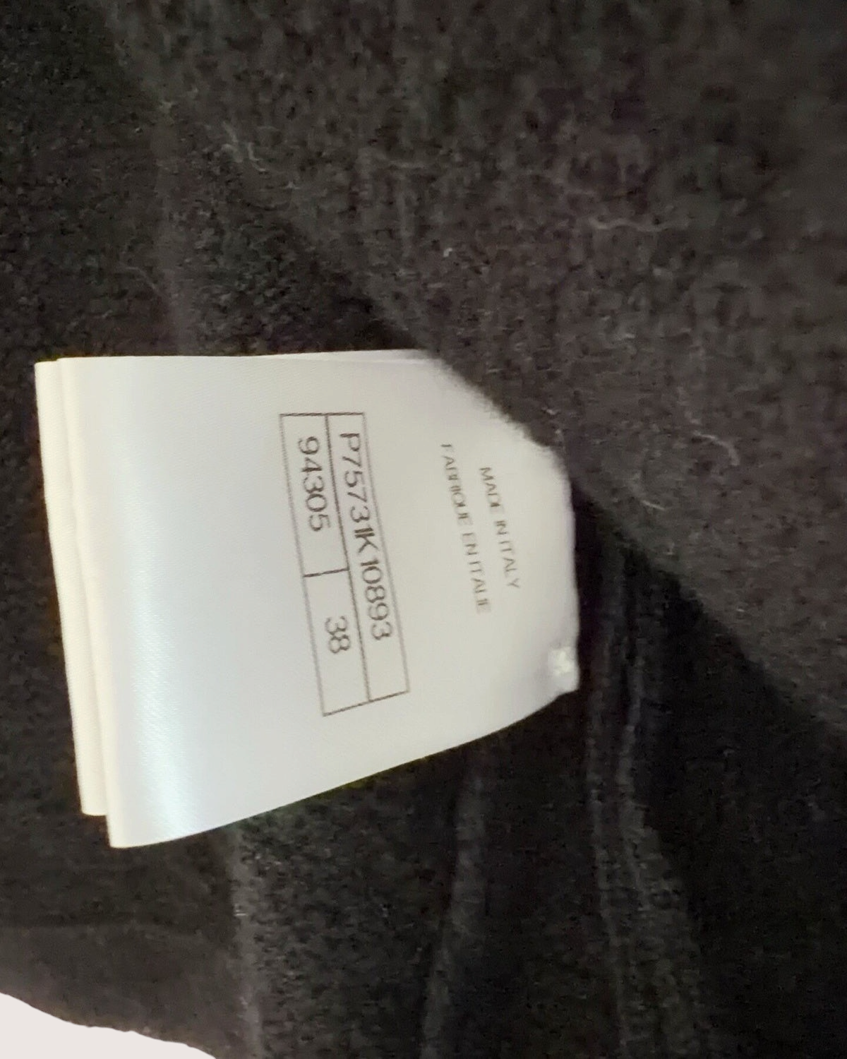 Chanel 23B Cashmere Cropped Chain-Trim Jacket Black, Gold FR 38