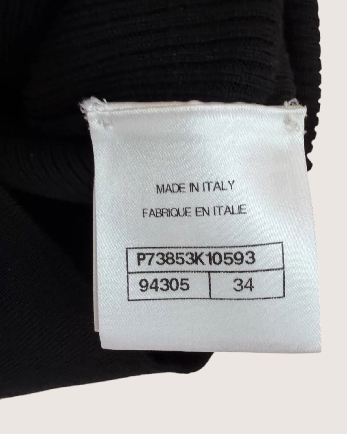 Chanel 22K CC Logo Wool Tank Top