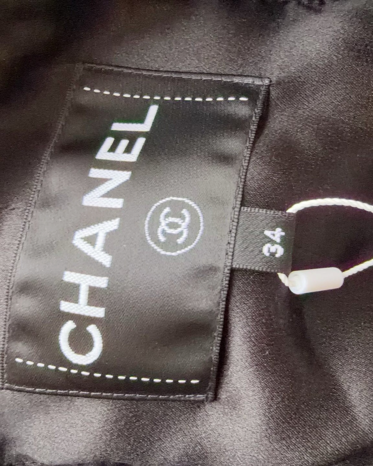 Chanel 23K Tweed Four-Pocket Jacket Black FR 34