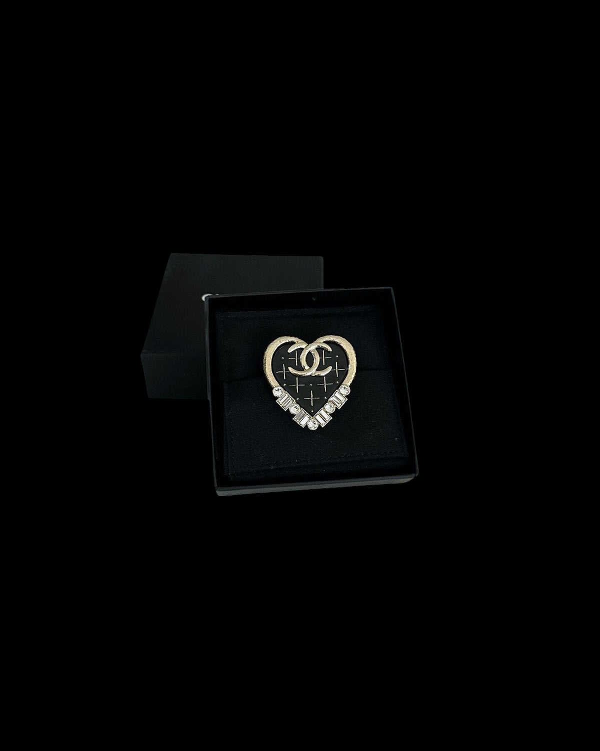 Chanel Plaid CC Brooch