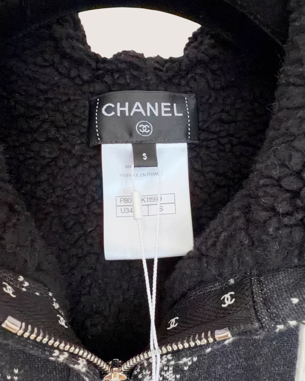 Chanel 25B Zip-Up Hoodie - view 4