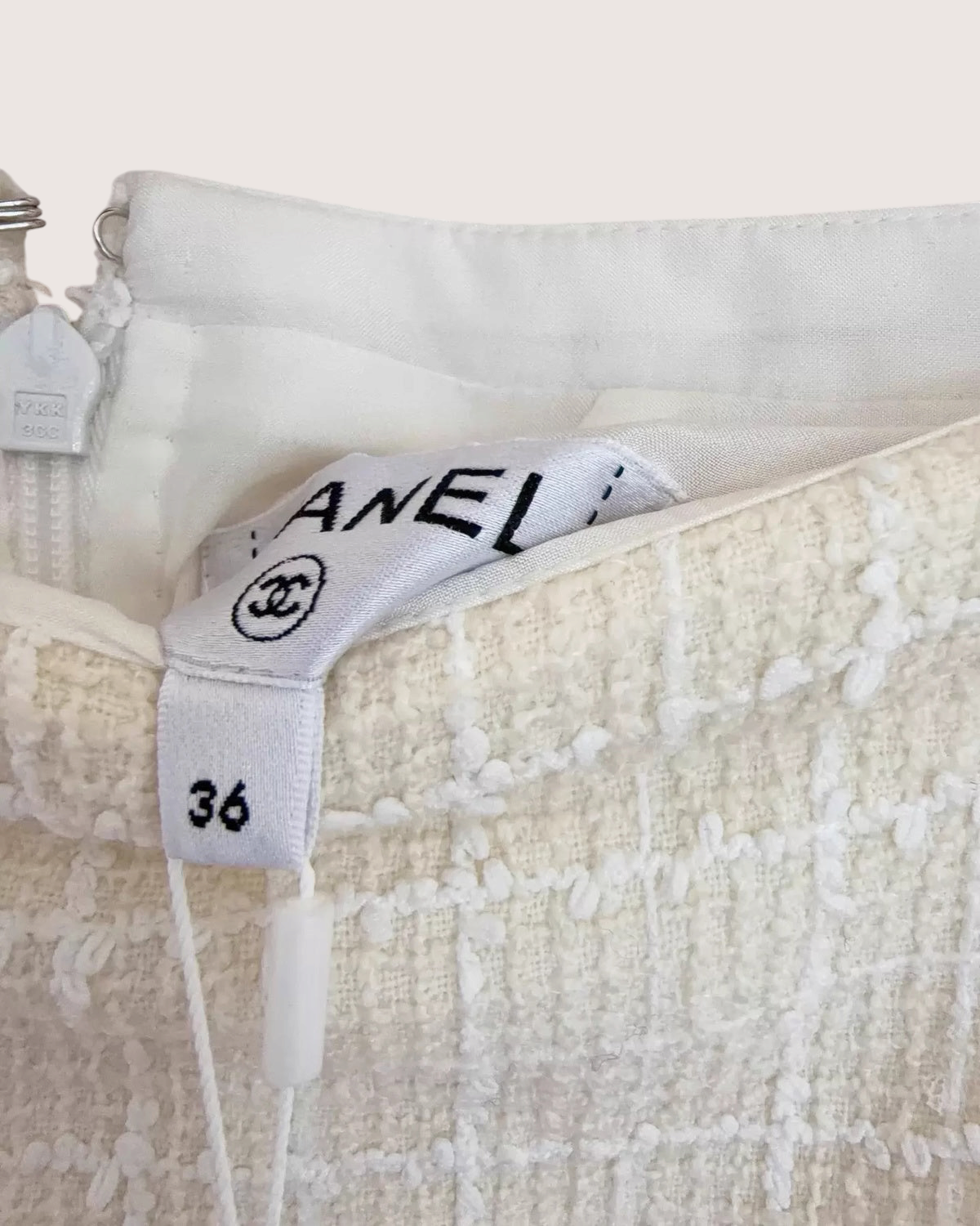 Chanel 25C Tweed Mini Skirt