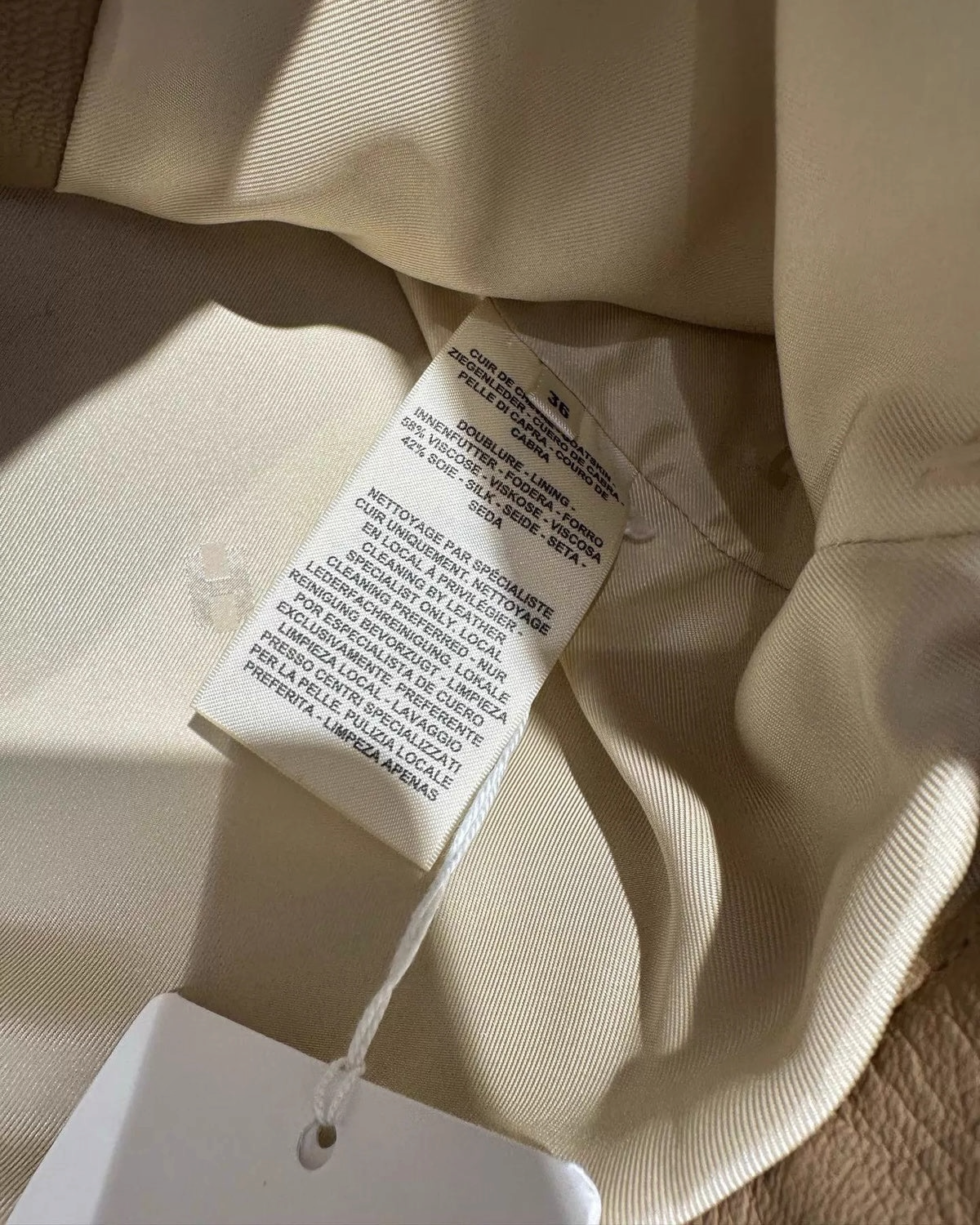 Hermès Collared Zip-Up Leather Jacket