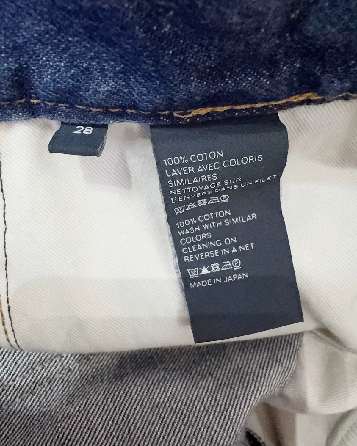 Celine Denim Wide-Leg Gold-Buckle Jeans Blue W28
