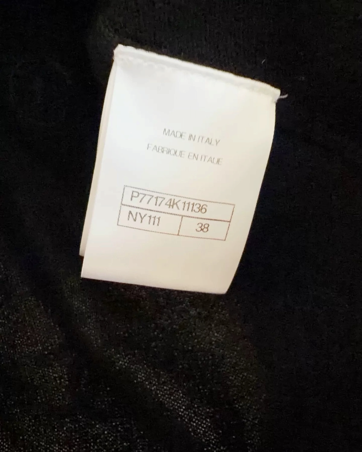 Chanel 24S Sequin Cashmere Floral Cardigan Black, Pink FR 38