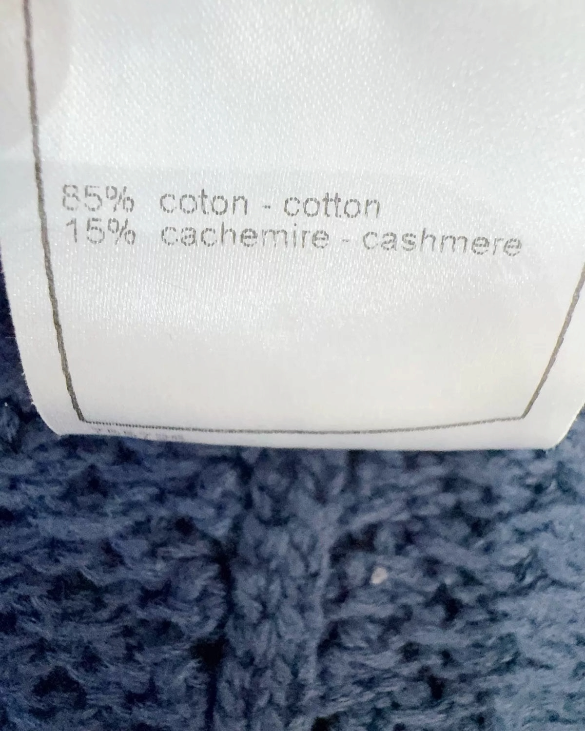 Chanel 06P Striped Cardigan Navy, White FR 36