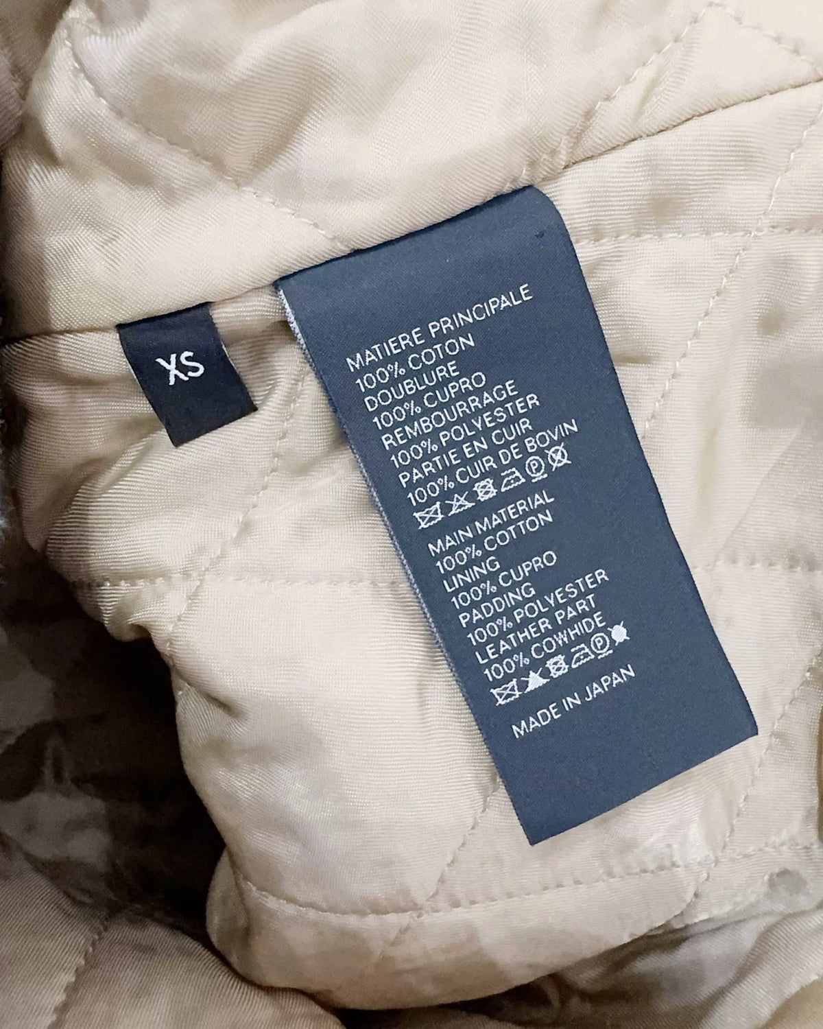 Celine Leather-Collar Denim Jacket Blue, Brown FR 34