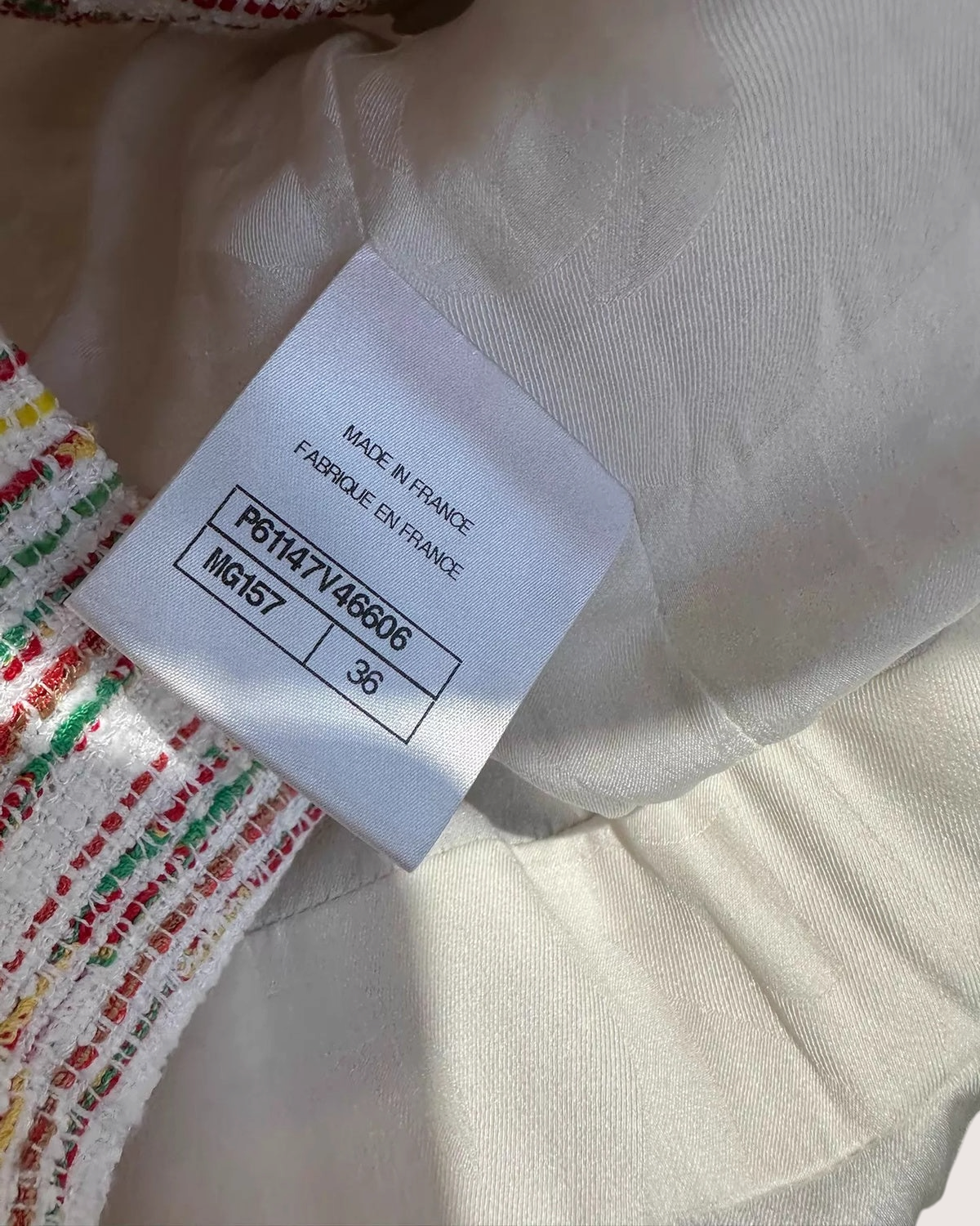 Chanel 19S Short-Sleeve Tweed Jacket