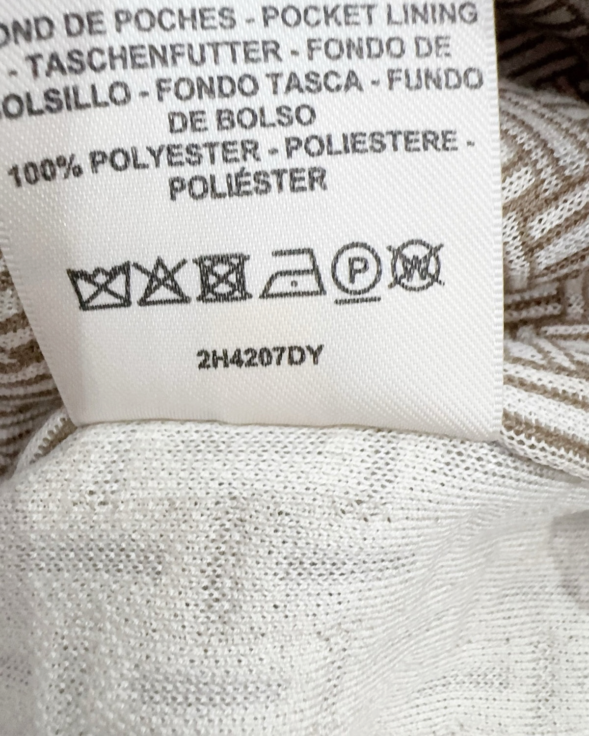 Hermès Tweed Jacket Beige/Ecru, Grey, Yellow FR 40