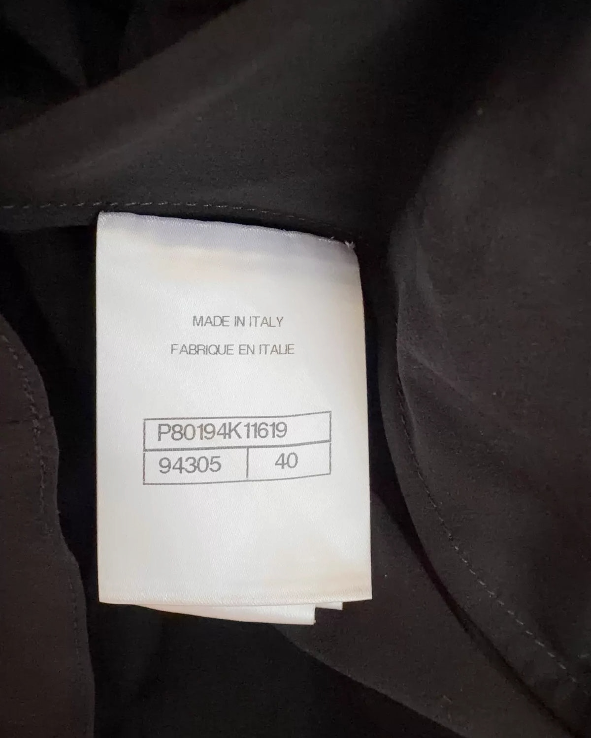 Chanel Short-Sleeve Openwork Logo Dress Black FR 40