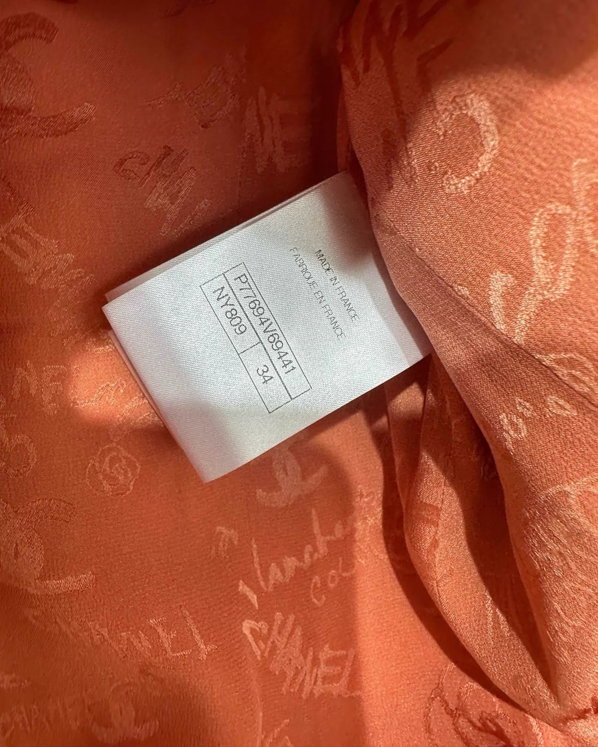 Chanel 24A Camellia Tweed Jacket