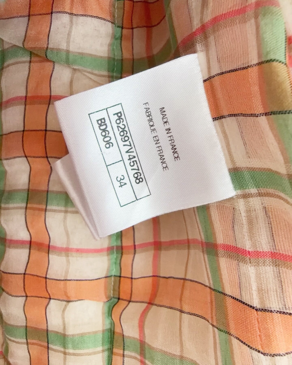 Chanel 20C Tweed Jacket Beige/Ecru, Multicolor FR 34
