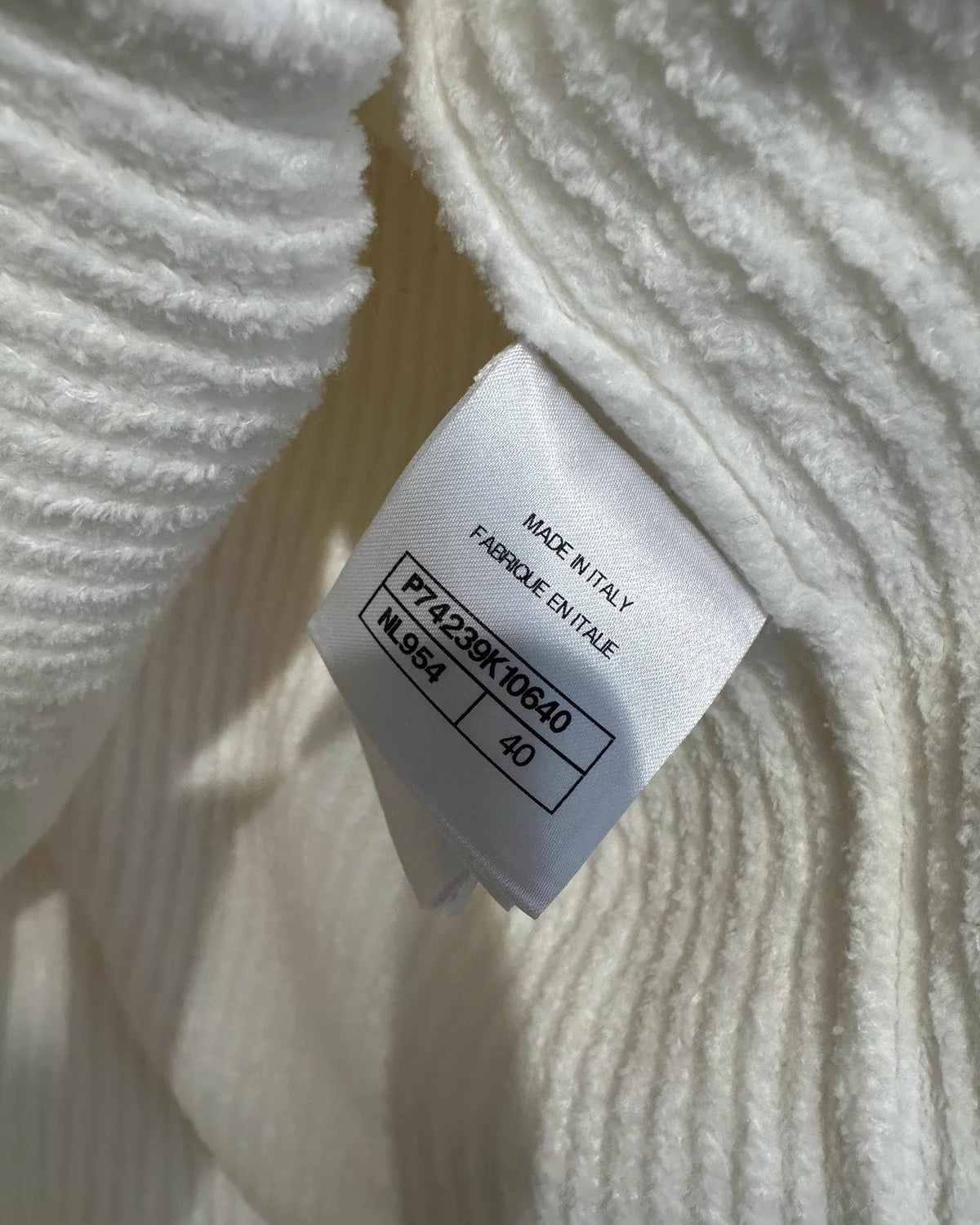 Chanel 23C ‘5’ Patch Cardigan
