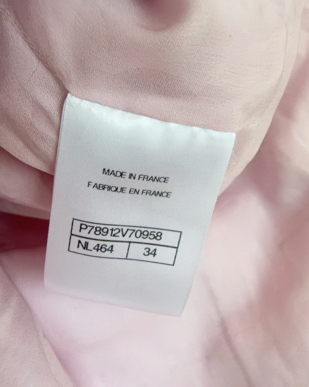 Chanel 25C Checked Tweed Mini Dress Pink, White, Black FR 34