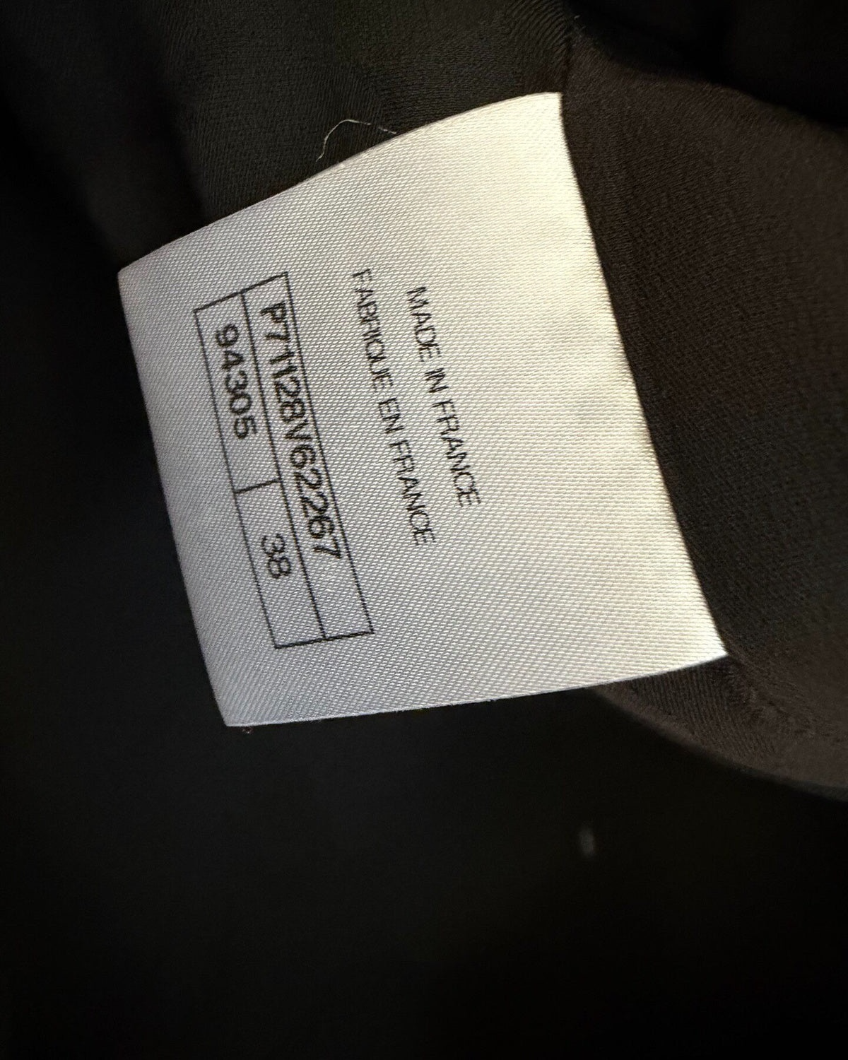 Chanel 21A Quilted Jacket Black FR 38