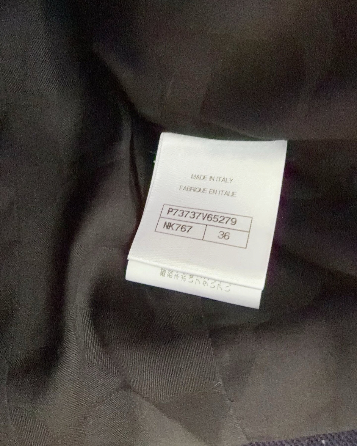 Chanel 22K Wool Two-Tone Short-Sleeve Jacket Navy, Pink FR 36