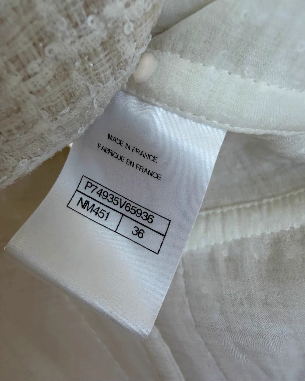Chanel 23S Sequin Tweed Jacket Dress