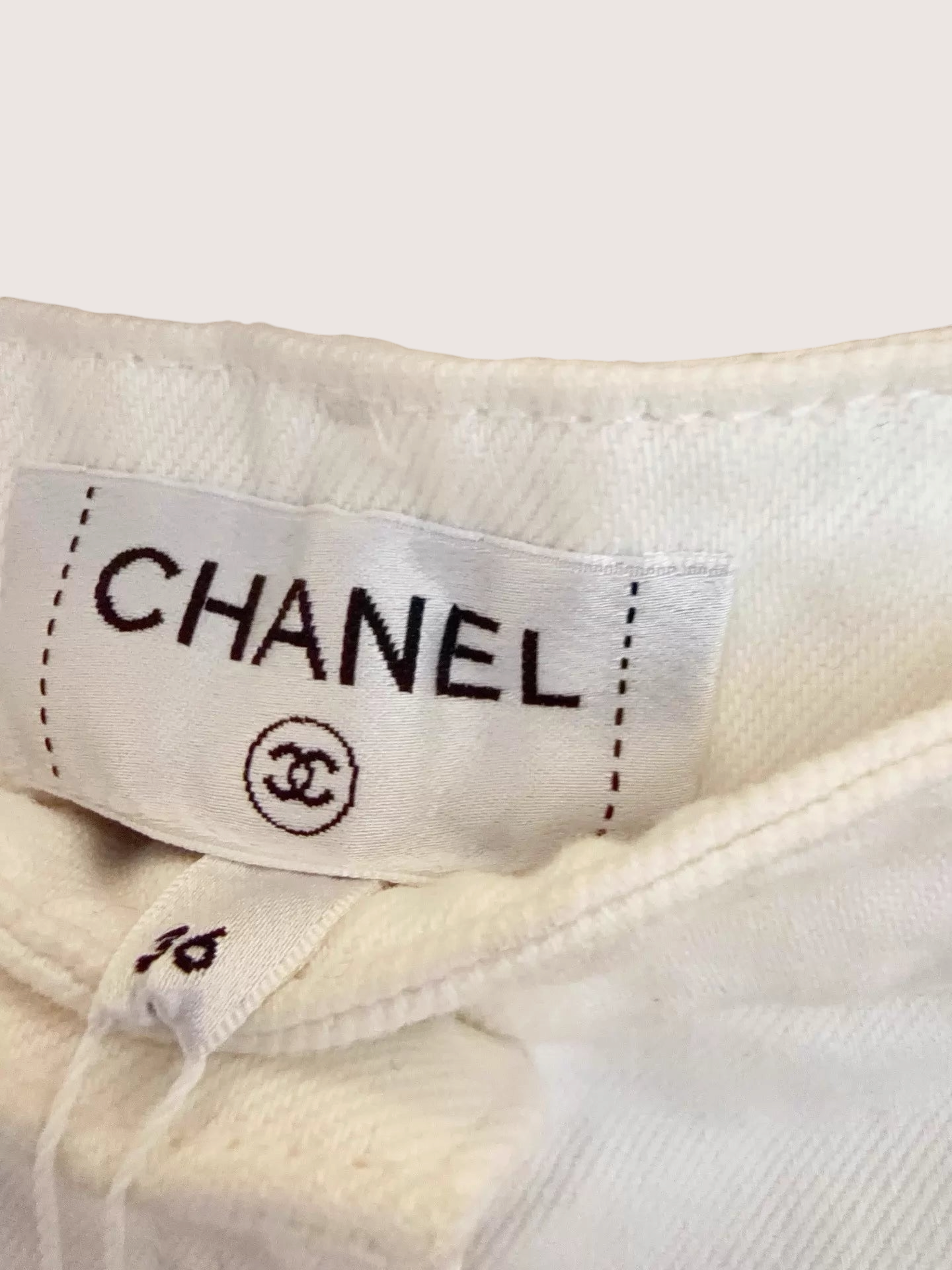 Chanel 25S Sequin Fringe Denim Jeans