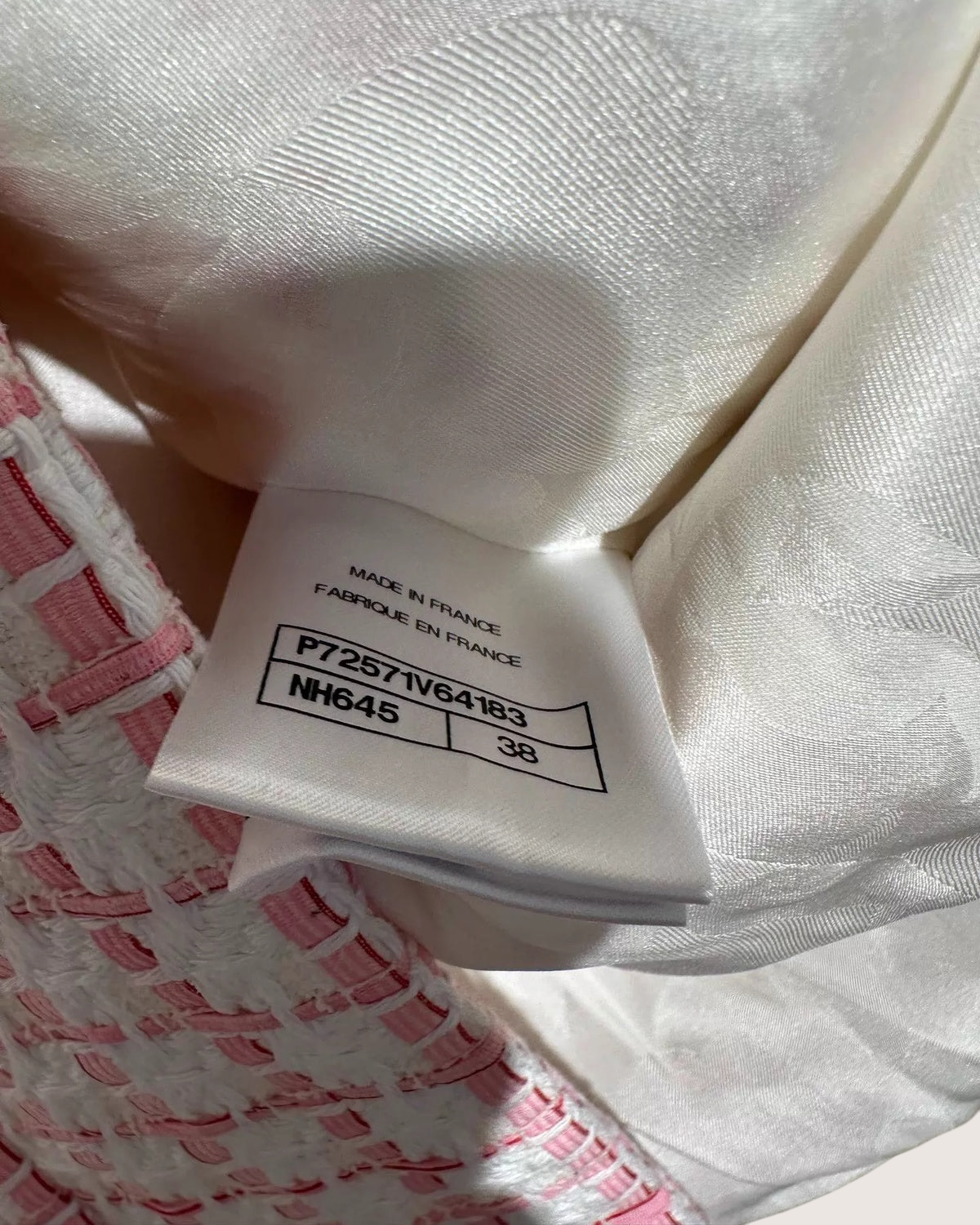 Chanel 22S Plaid Tweed Jacket