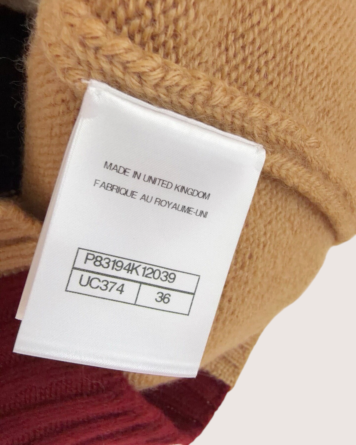 Chanel 26B Cashmere Colorblock Vest Black, Beige/Ecru, Multicolor FR 36