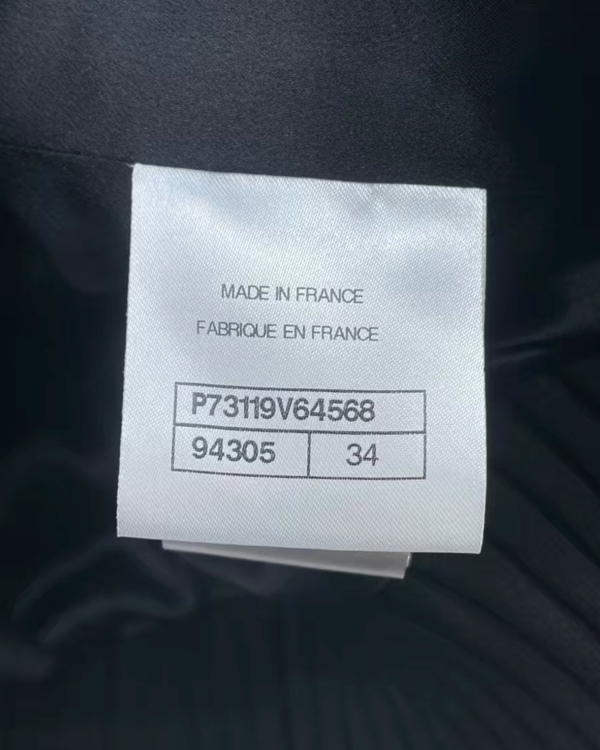 Chanel 22A Crystal-Embellished Zip-Up Tweed Jacket Black FR 34