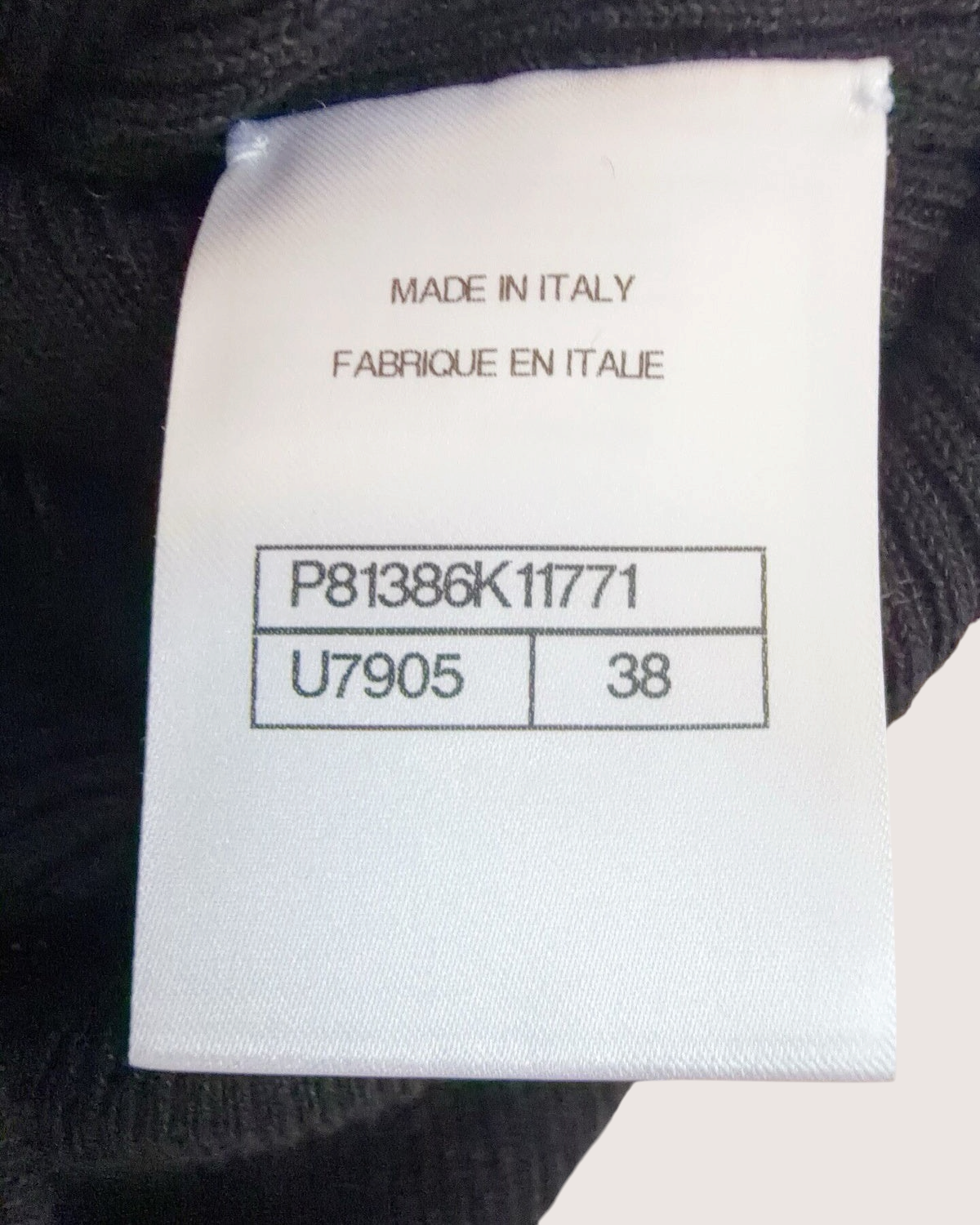 Chanel 26S CC Racerback Mid-Length Dress Black, White FR 38