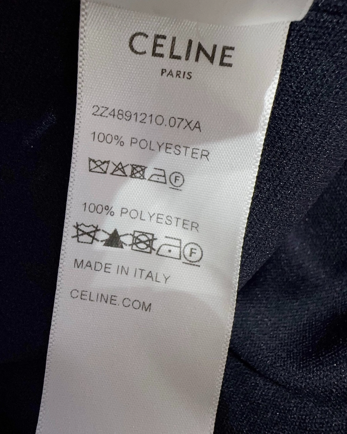 Celine Striped Track Trousers Navy, White FR 38