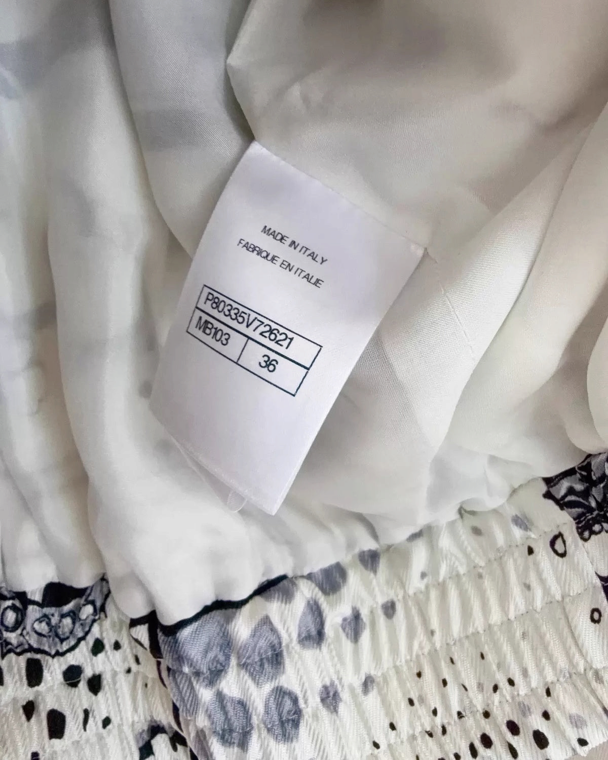 Chanel 25B Graphic Print Shirt Jacket