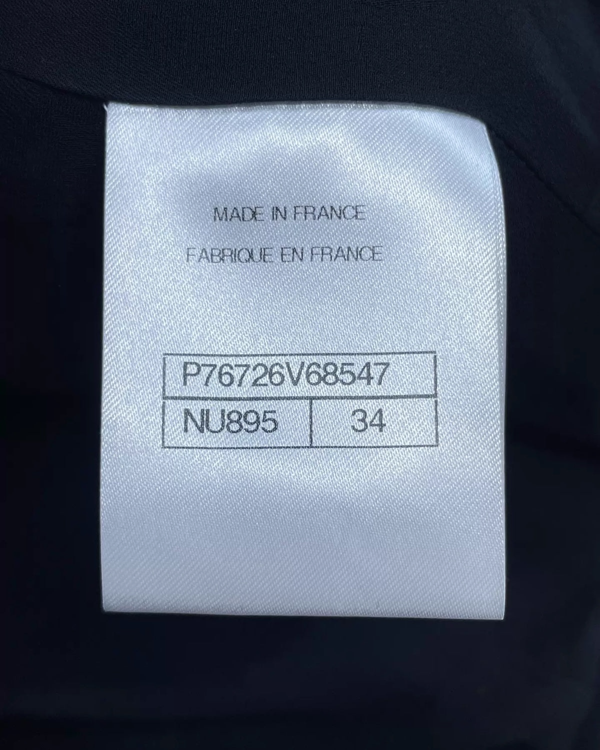 Chanel 24P Plaid Tweed Jacket Navy, Multicolor FR 34