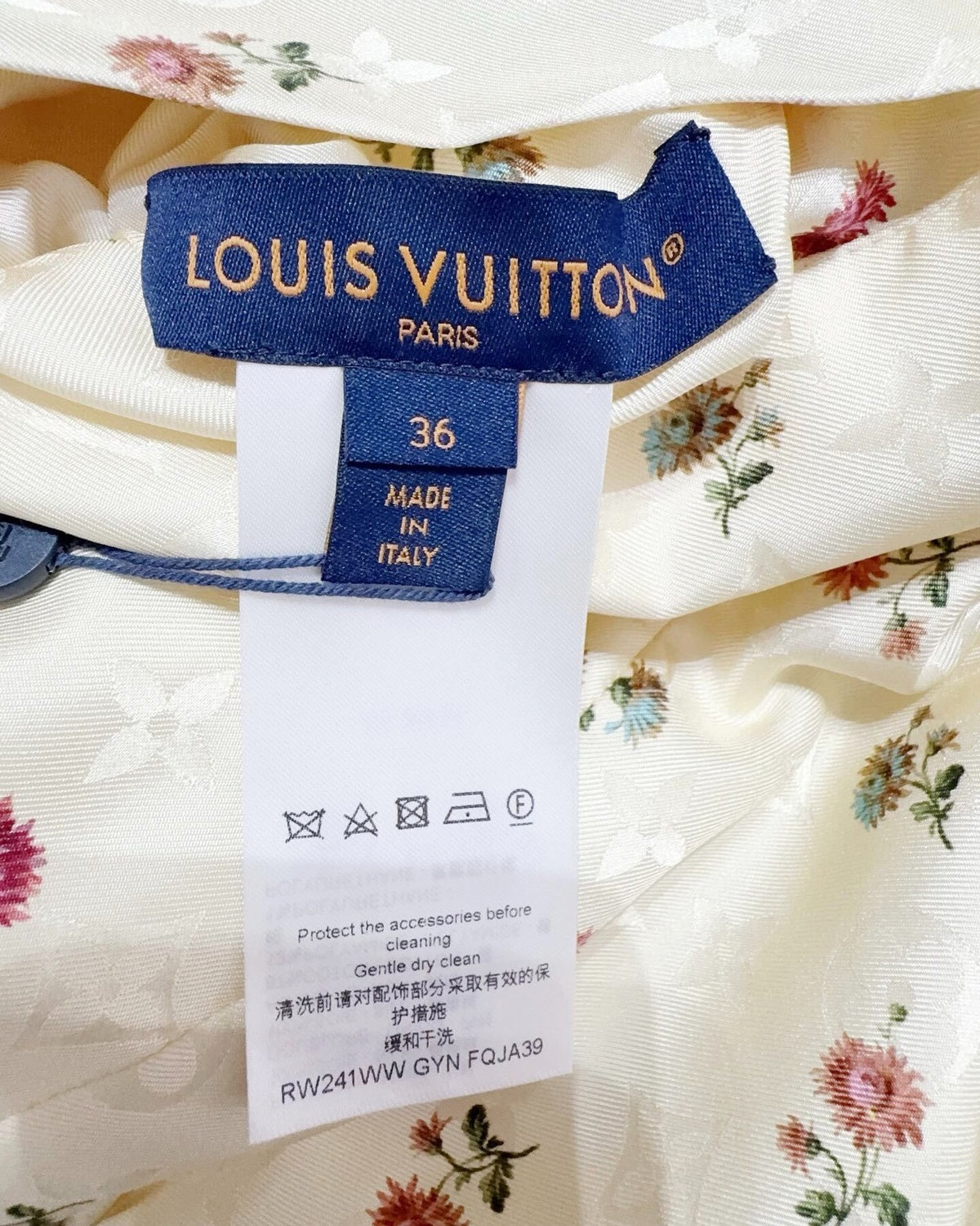 Louis Vuitton Reversible Monogram Jacket Beige/Ecru, Gold, Multicolor FR 36