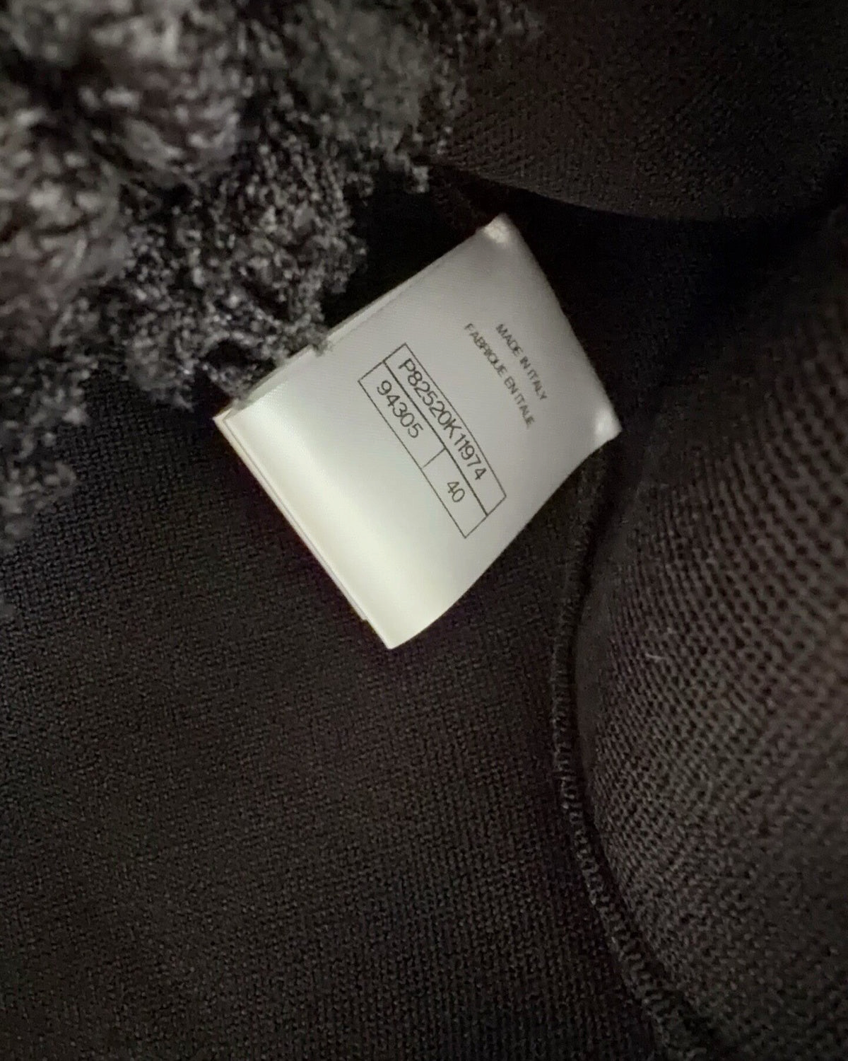 Chanel 26A Fringe-Trim Jacket Black FR 40
