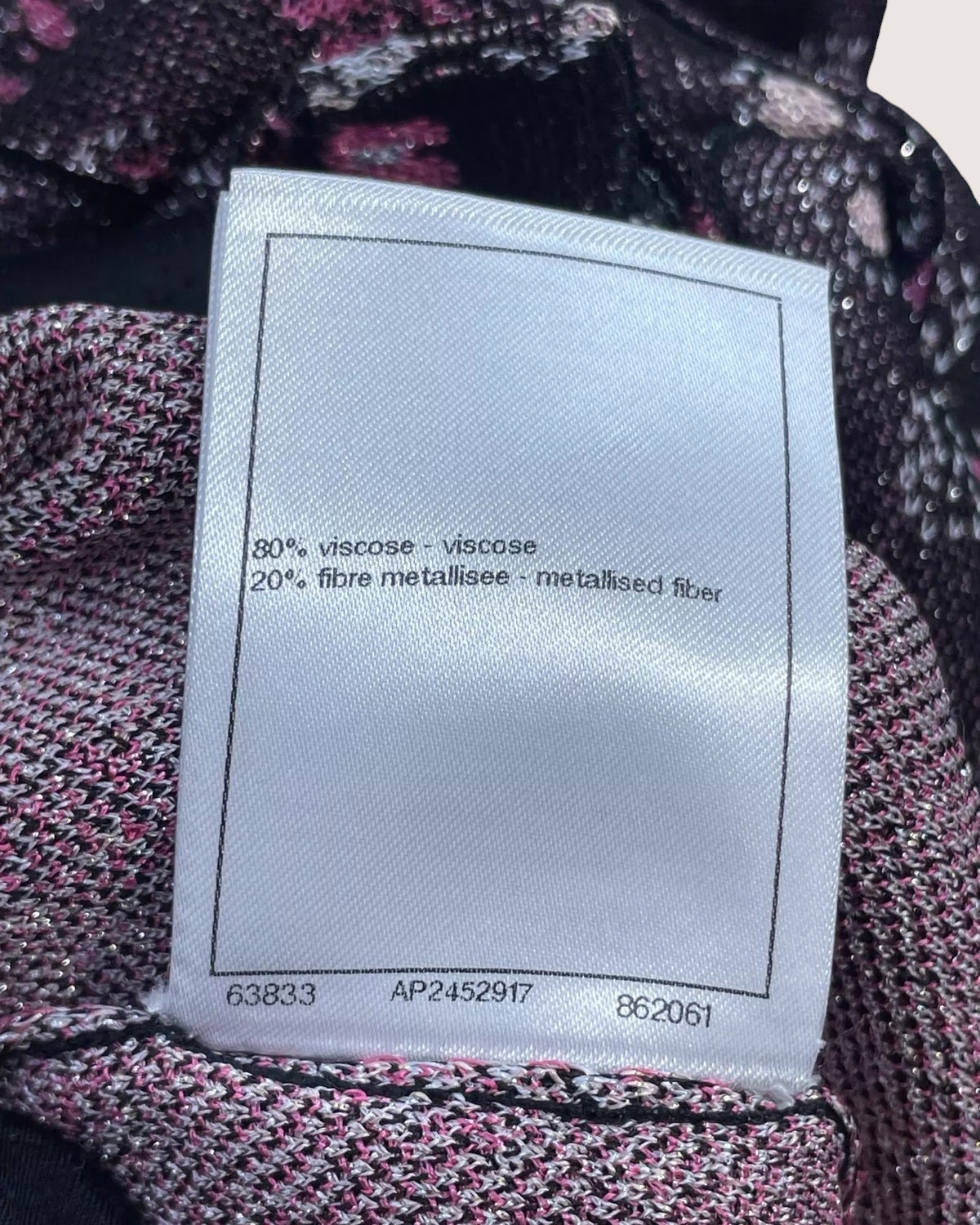 Chanel 24B Floral Jacket Pink, Black FR 34