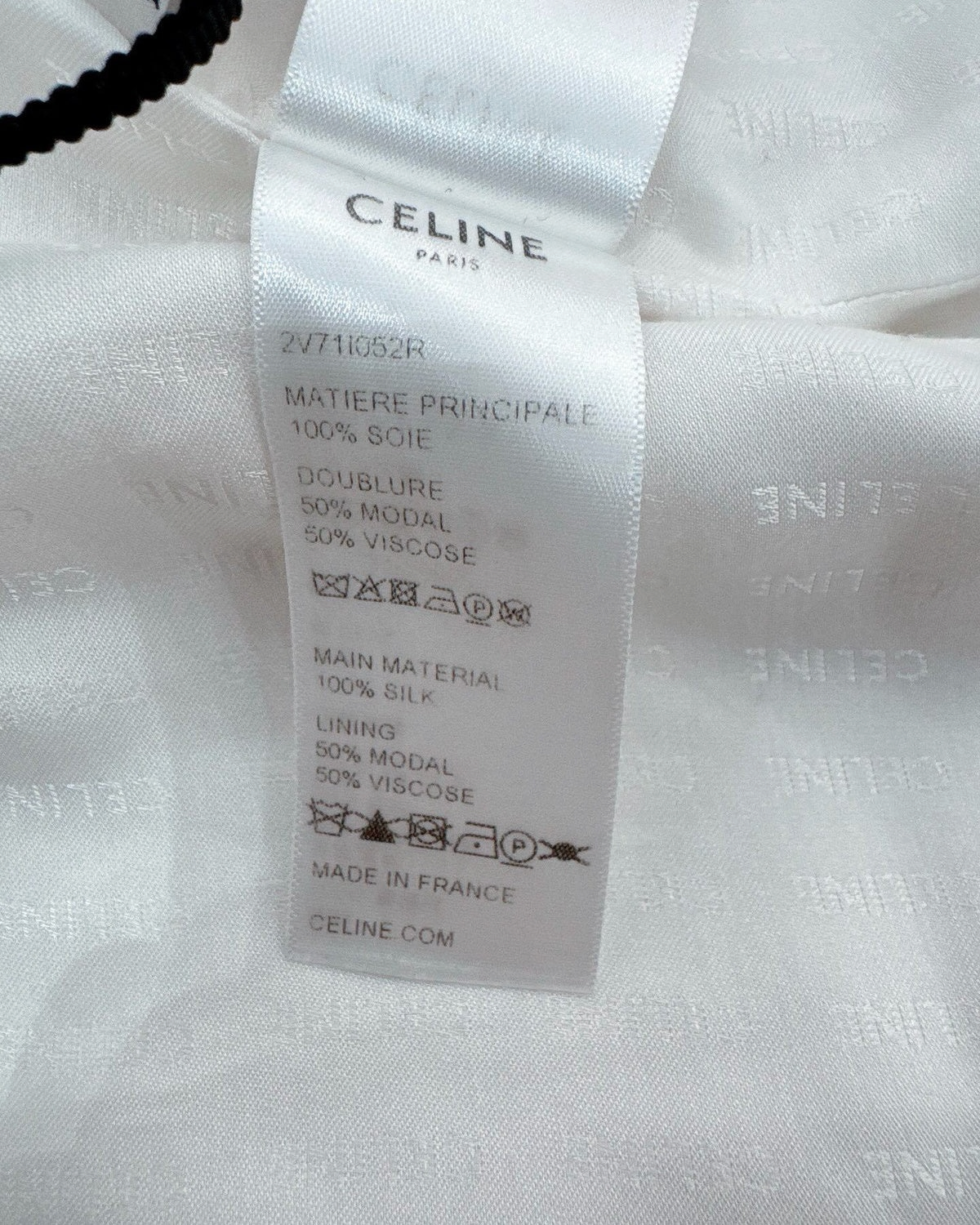 Celine Tweed Braided-Trim Jacket Beige/Ecru FR 36
