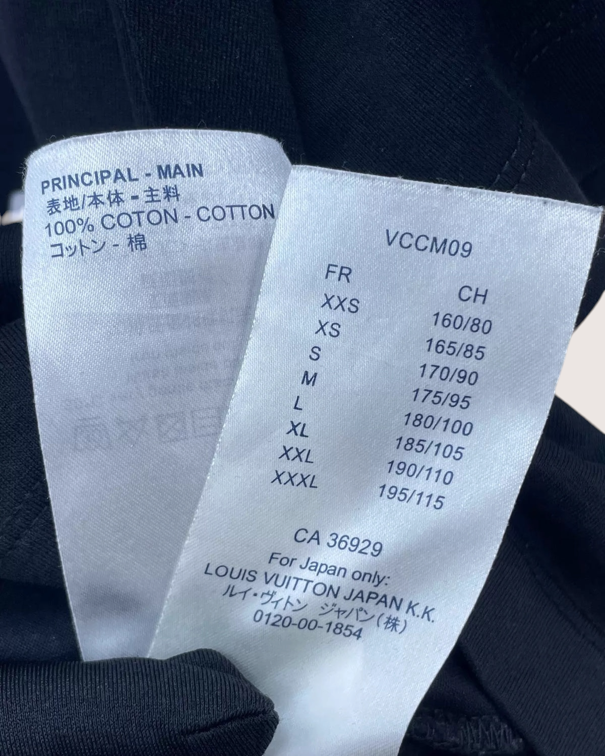 Louis Vuitton ‘Peace and Love’ T-Shirt Black FR 36